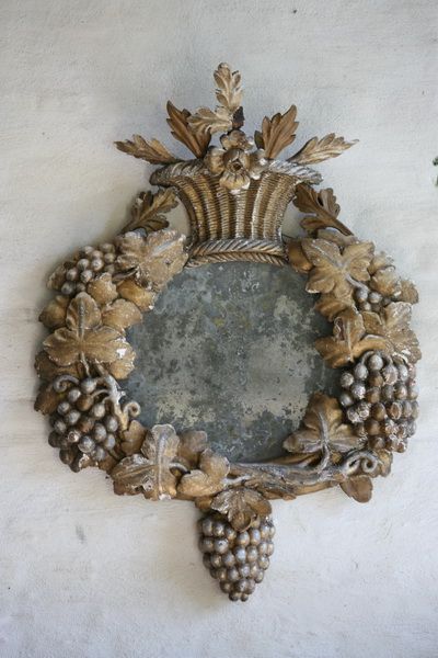 Antique Carved Mirror (17th Century)