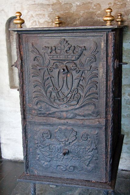 antique ornate mail box