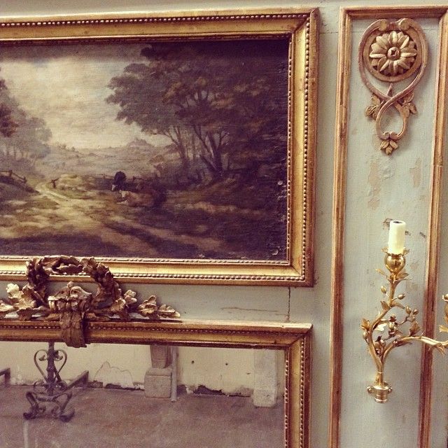 Finishing up the restoration of this gorgeous #LouisXVI trumeau #mirror. Visit o...