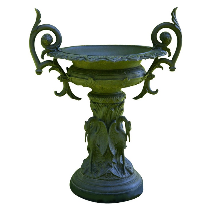 United States circa 1874-1892 A cast-iron urn in the Shield and Leaf pattern on ...