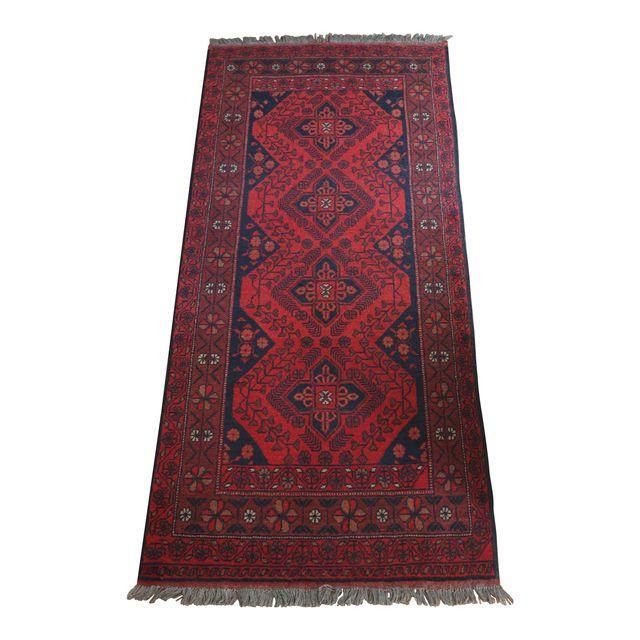 Image of Tribal Overdyed Persian Style Runner - 2′9″ × 6′7″...