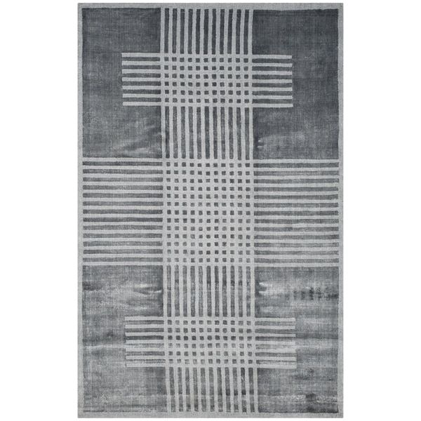 Safavieh Handmade Mirage Modern Dark Grey Wool Rug (9' x 12')