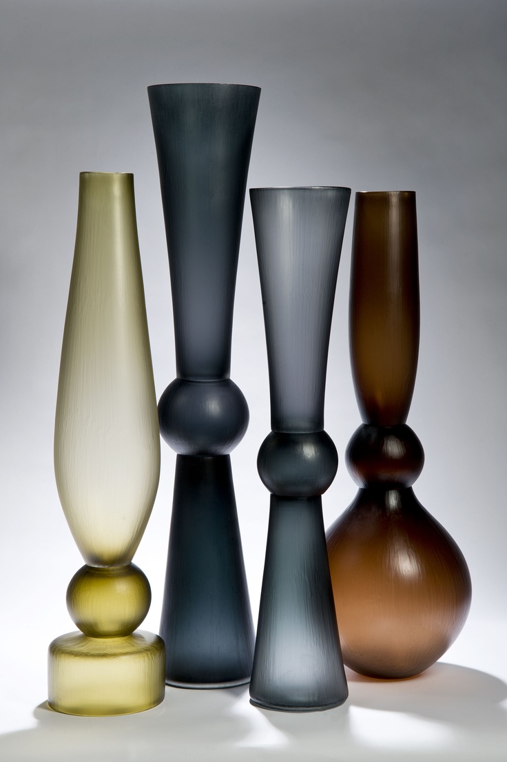 Glass Vases by Simon Moore