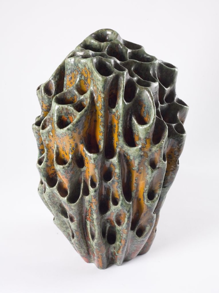 Hostler Burrows Gallery Hans Hedberg/ Ceramic Sculpture/ 1970