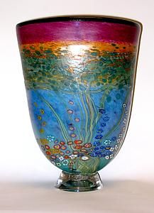Sunset Forest Vase by Ken and Ingrid Hanson...
