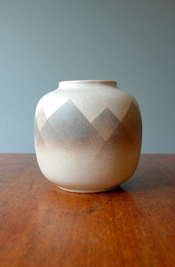 Vintage E. German Pottery Vase - VEB Haldensleben