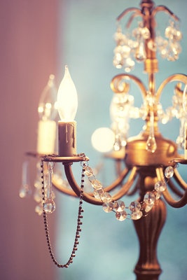 #Vintage inspired #chandelier (Photo by Kate Harrison Photography)