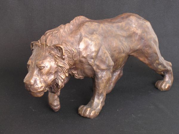 #Bronze Cats Wild and Big Cats #artwork by #artist Christine Close titled: 'ON T...