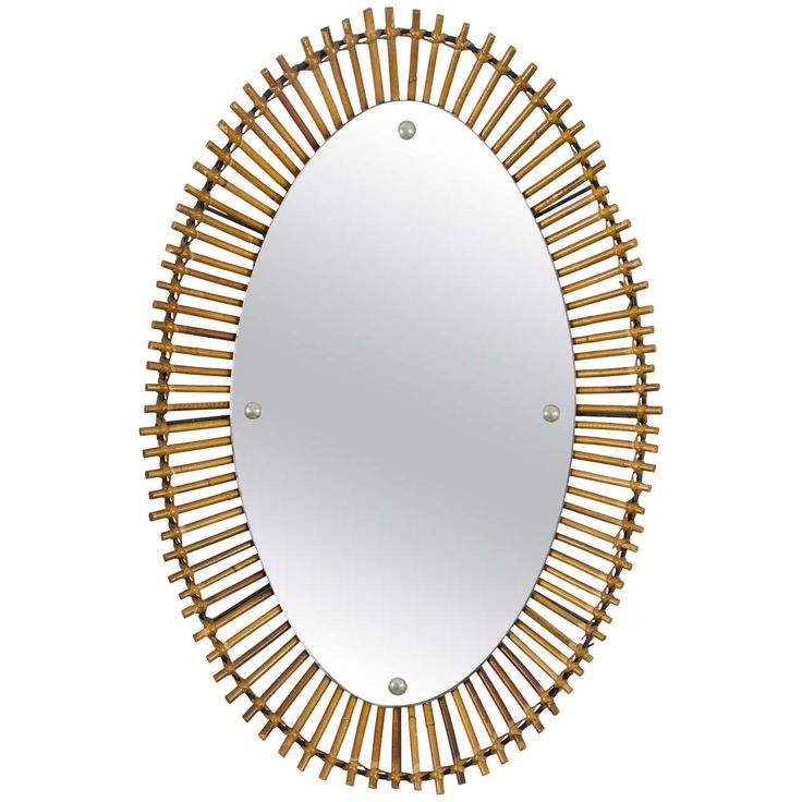 1950s Oval Mirror by Gio Ponti
