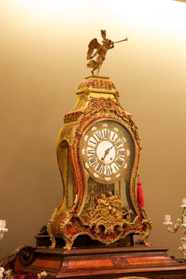 19th Century Boulle Dore Clock w/ Bracket