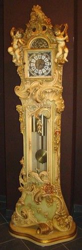 Exclusive and One of A Kind Grandfather Clock with Two Cherubs Price REDUCED | e...