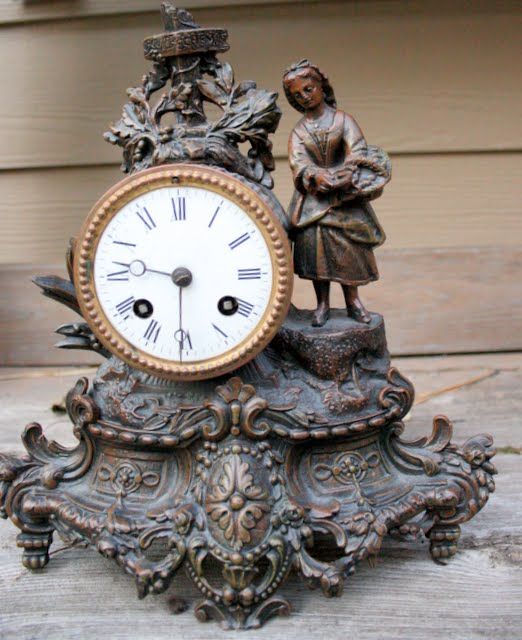 French antique clock