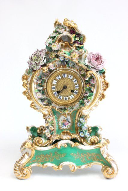 Jacob Petit porcelain clock