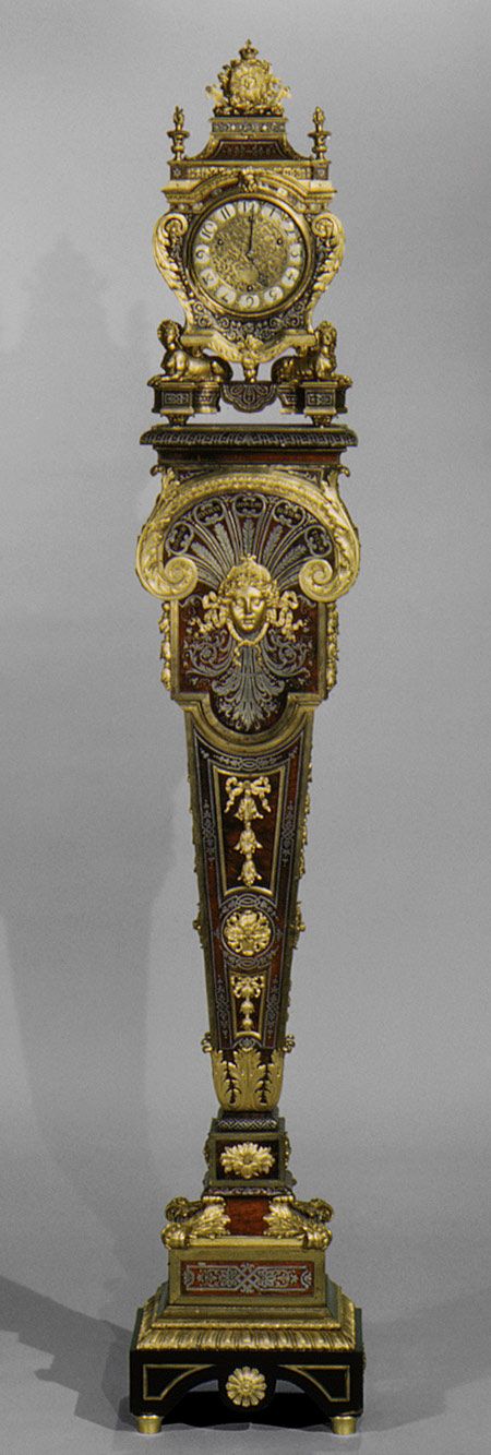 Louis Quatorze: Clock with pedestal, c. 1690. Clock Movement by Jacques II Thure...