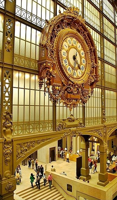 The fabulous clock at the Musée D’Orsay, in Paris....