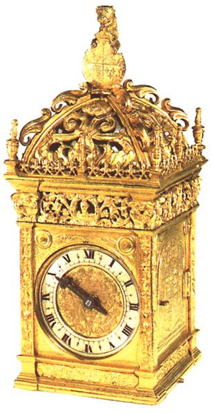 This Ornate Clock was given to Anne Boleyn from Henry VIII
