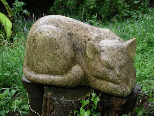 Lancaster limestone #sculpture by #sculptor Vega Bermejo Castelnau titled: 'Slee...