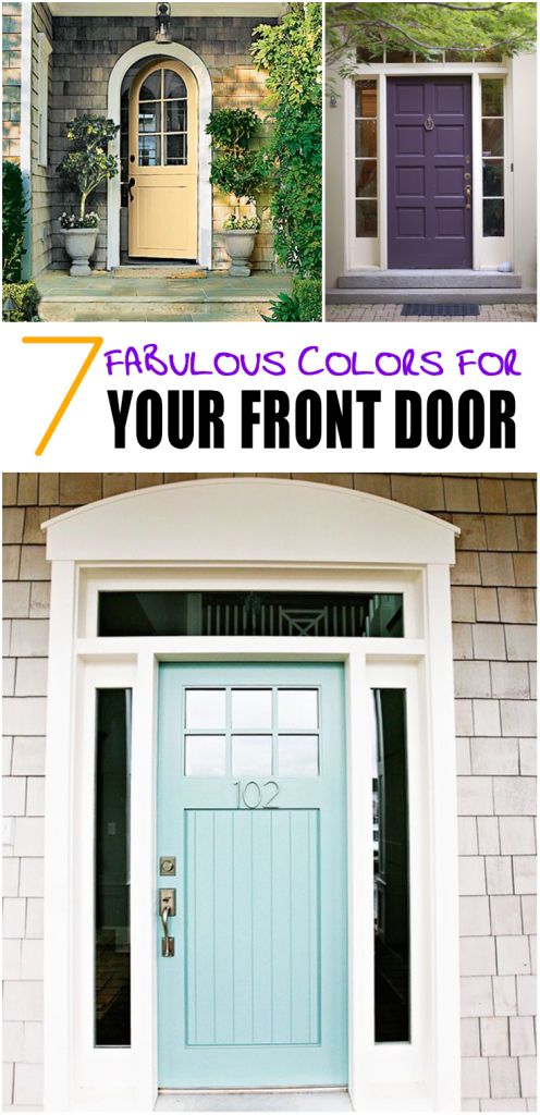 7 Fabulous Colors for Your Front Door...