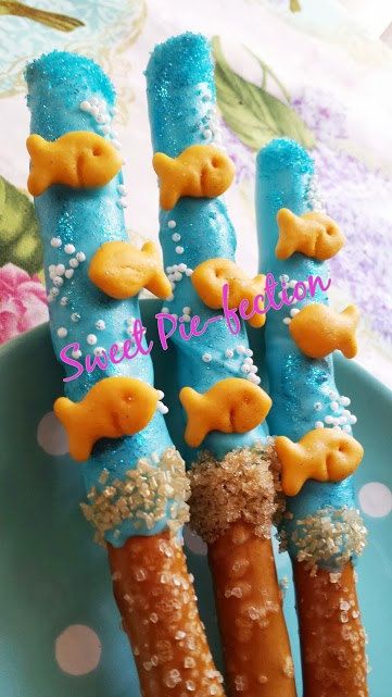 Goldfish Pretzels Chocolate Covered Pretzel by SweetPiefection...
