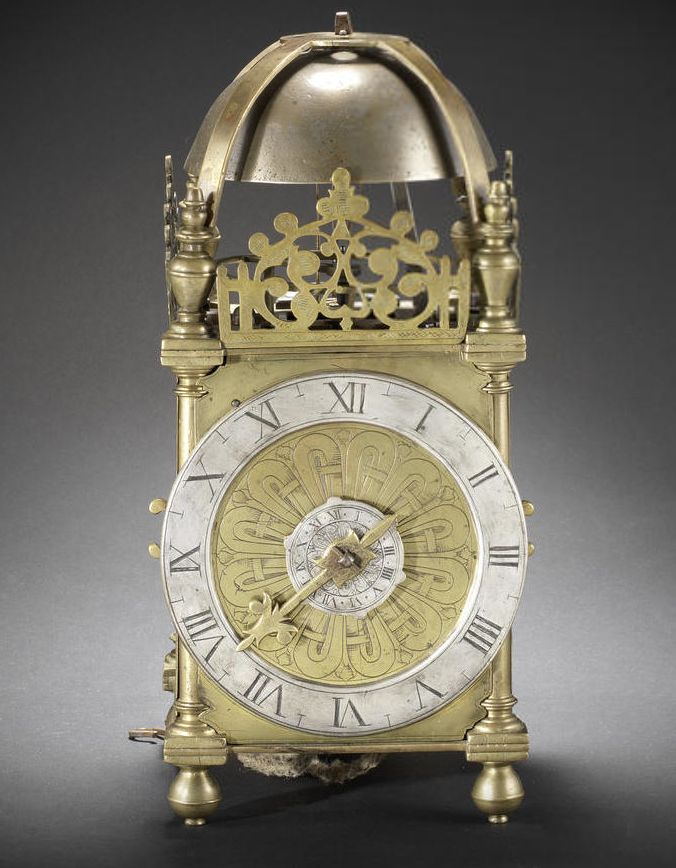 A rare early 17th century lantern clock Unsigned...