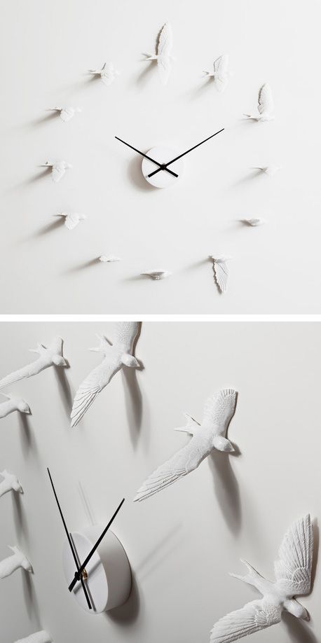 Birds in flight clock