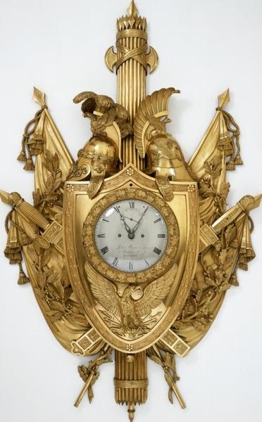 Gilt bronze, clock case, cast and chased. France c.1810. Movement and dial by Jo...