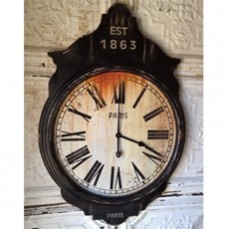 Extra Large Parisian Wooden Wall Clock    $168.00 @ antiquefarmhouse....