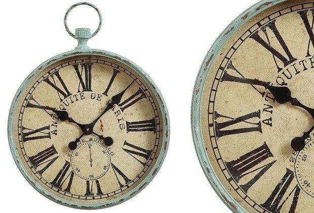 HUGE Pocket Watch Wall Clock - From Antiquefarmhouse.com - www.antiquefarmho...