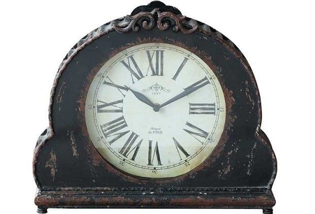 Metal Mantel Clock | Decorative Desk Clock