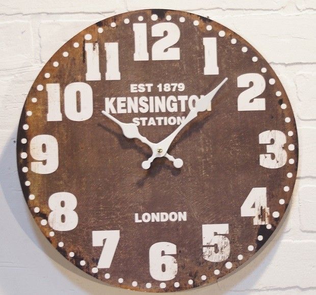 Round Wall Clock | Kensington Station Wall Clock