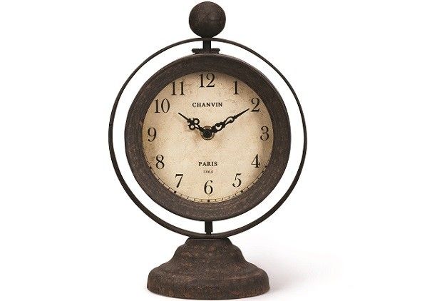 Swivel Table Clock - From Antiquefarmhouse.com - www.antiquefarmho...