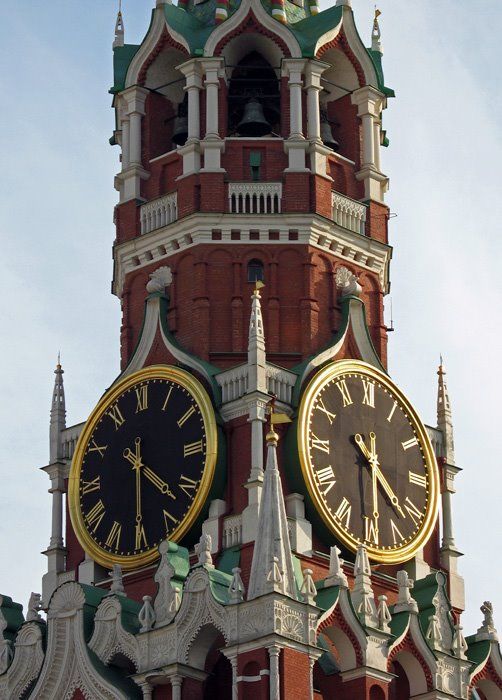 Russia, Moscow. Spasskaya tower. Спасская башня