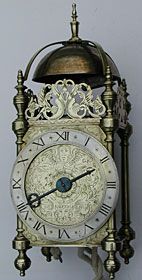 Uniquely early, large and very rare English lantern clock...