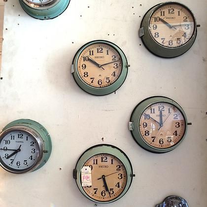 Vintage industrial clocks