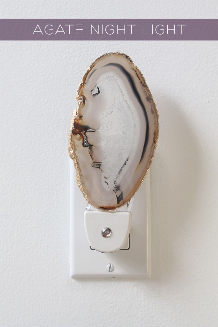 Agate Night Light DIY | Squirrelly Minds