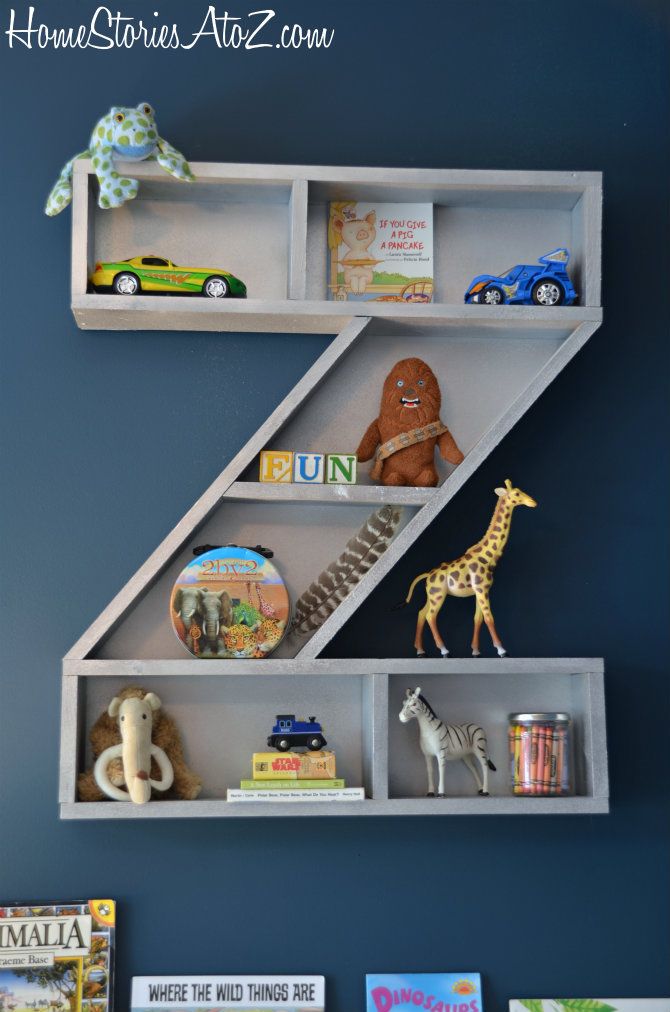 Ana White | Build a Letter Z Shelf | Free and Easy DIY Project and Furniture Pla...