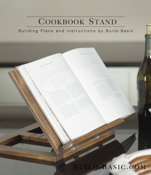 Build a Cookbook Stand - Building Plans