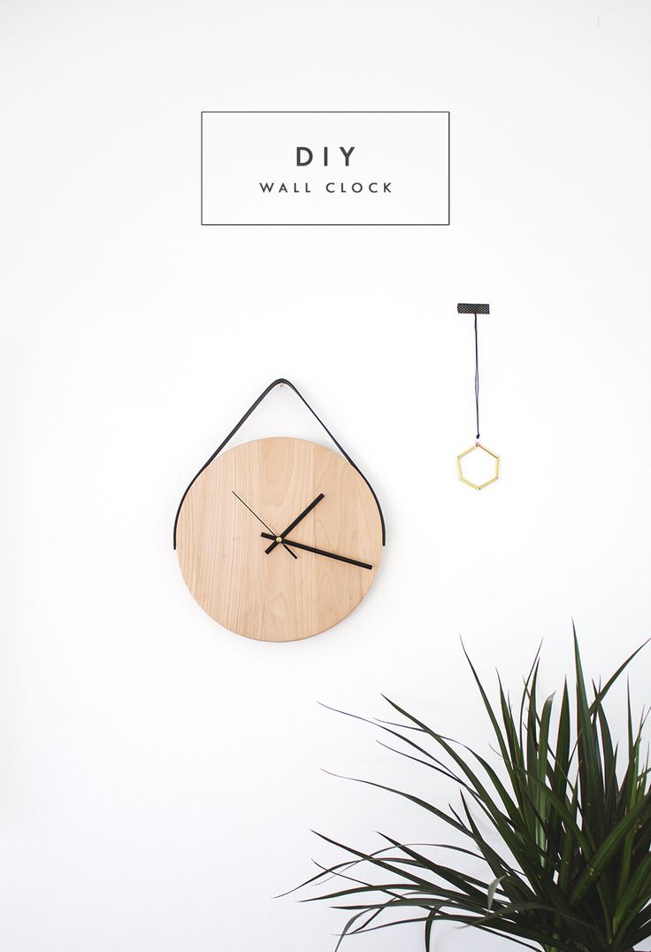 DIY minimal wall clock