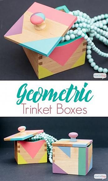 Geometric Trinket Boxes...