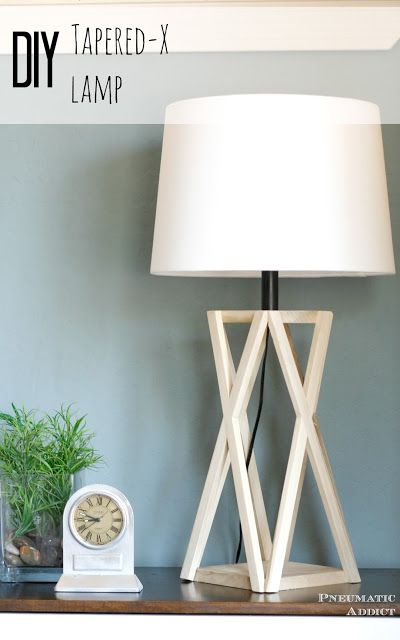 I love the geometric shape the X makes! Lean how to build this DIY, trestle styl...