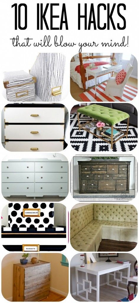 10 AMAZING Ikea Hacks that you can't miss!  #ikeahacks...