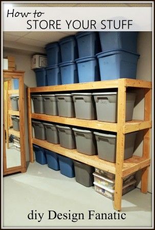 DIY STORAGE~ HOW TO STORE YOUR STUFF