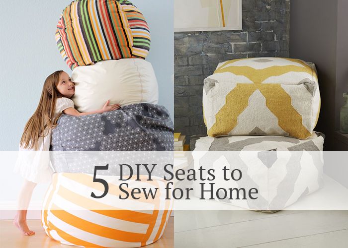 5 DIY seats to sew for your home
