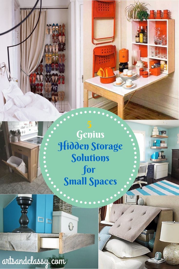 5 Genius Hidden Storage Solutions for a Small Space