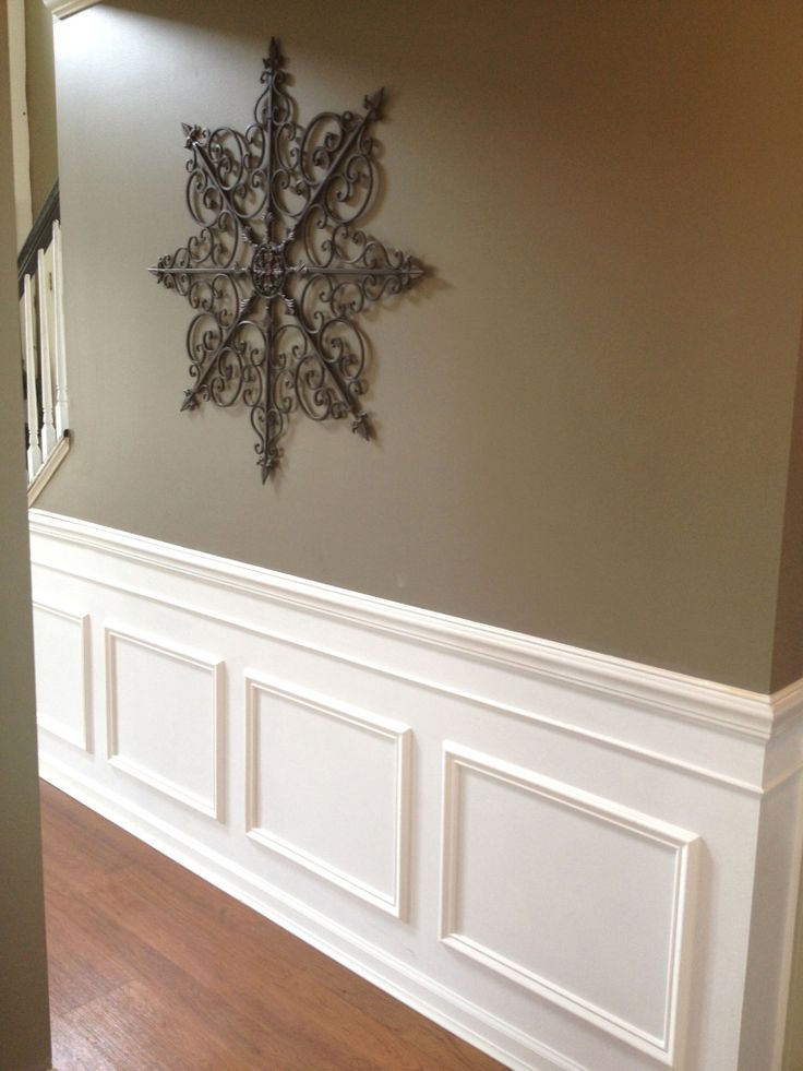 DIY: Faux Wainscoting added to my builder's grade home.