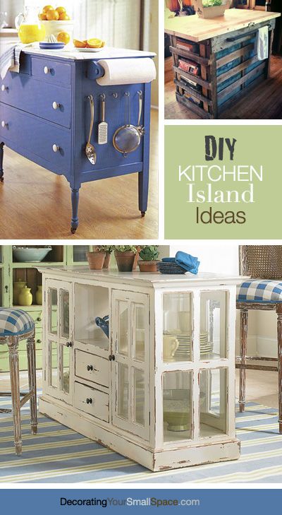 DIY Kitchen Island Ideas!...