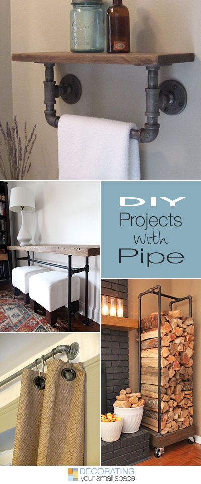 DIY Projects with Pipe! • Great Ideas and Tutorials!