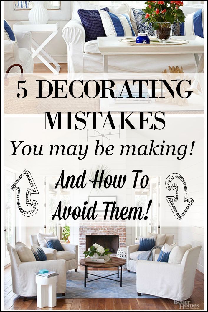 Eeek! You could be making big decorating mistakes right now that are making your...