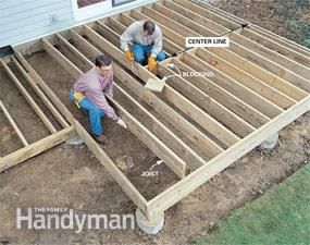 How to Build a Wood and Stone Deck
