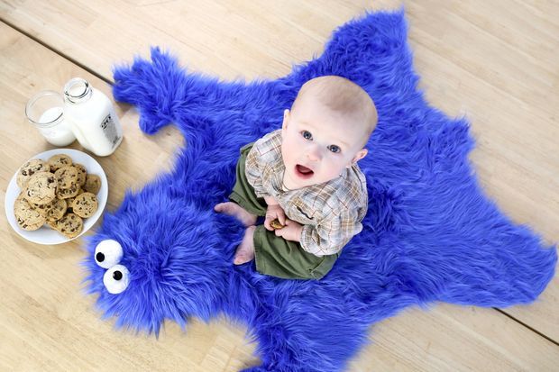 How to make a cookie monster rug